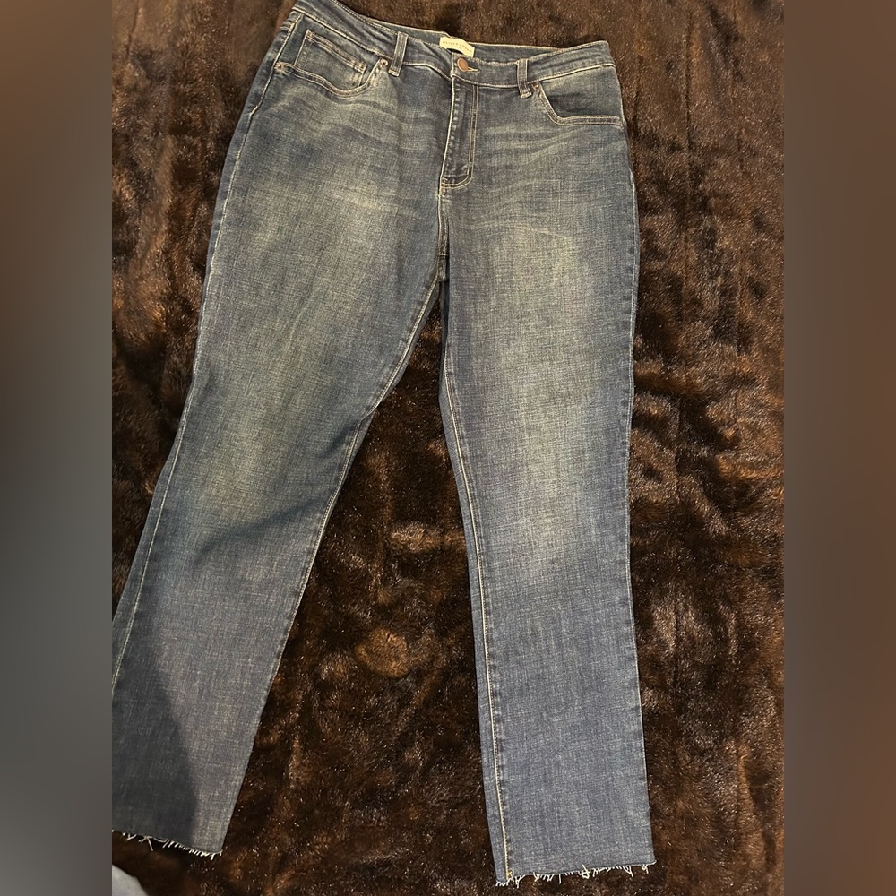 Oliver Logan LA Straight Leg Jeans Size 31 | 30” Inseam Mid Rise